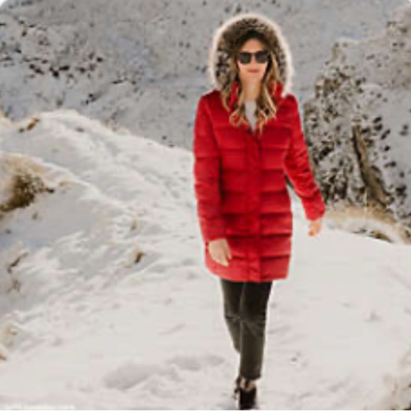 NWT Land’s End Women’s Tall Down Winter Coat - Picture 2 of 6